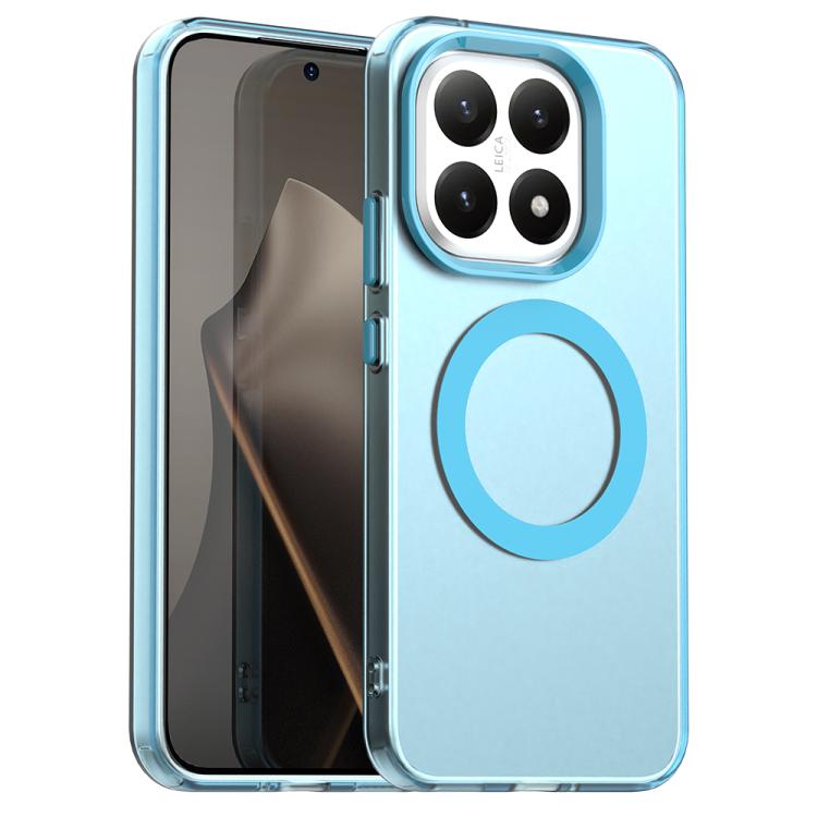 Coque Magnétique MagSafe pour Xiaomi 15 Ultra, 15 Pro, Poco X7 Pro – Protection Hybride (PC + TPU) Finition Candy & Compatible Charge Sans Fil