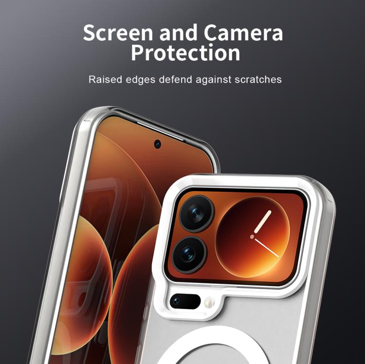 Coque Magnétique MagSafe pour Xiaomi 17, 17 Pro Max & Pro – Protection Hybride (PC + TPU) Finition Candy & Compatible Charge Sans Fil