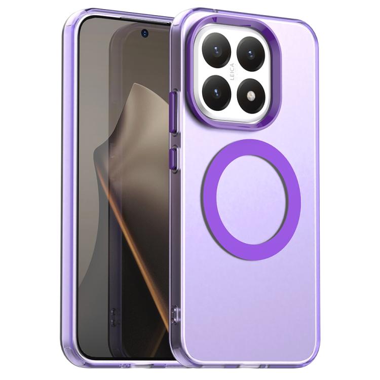 Coque Magnétique MagSafe pour Xiaomi 17, 17 Pro Max & Pro – Protection Hybride (PC + TPU) Finition Candy & Compatible Charge Sans Fil