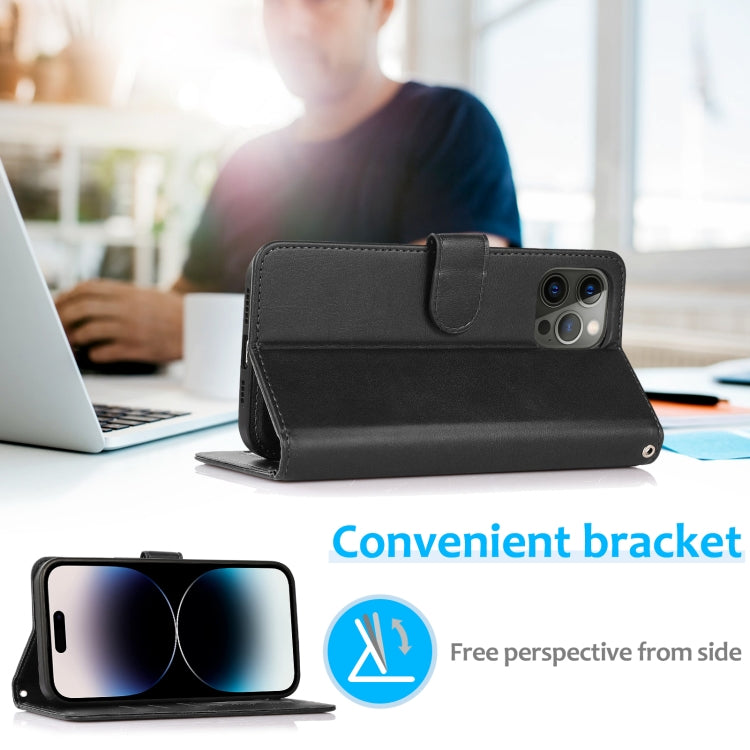 Étui 2 en 1 avec coque arrière magnétique détachable pour iPhone 16, 16 Plus, 16 Pro, 16 Pro Max