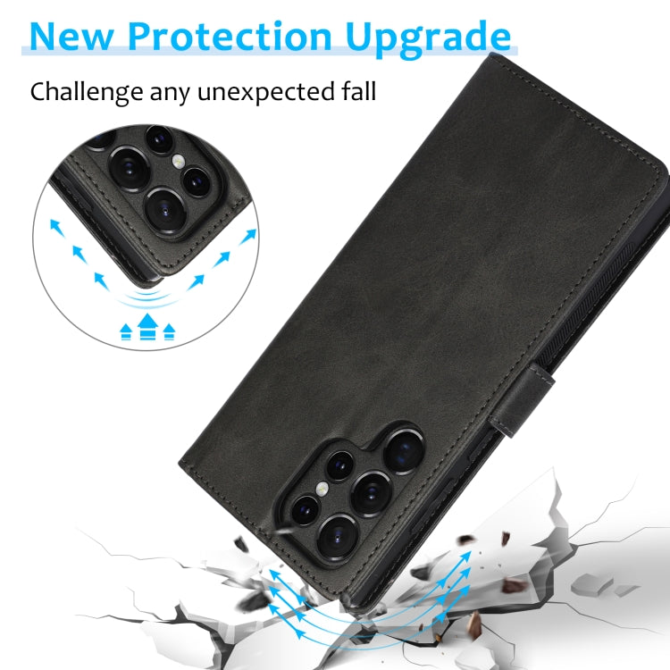 Étui portefeuille 2 en 1 avec coque magnétique détachable pour Samsung Galaxy S22 Ultra 5G / S22+ 5G