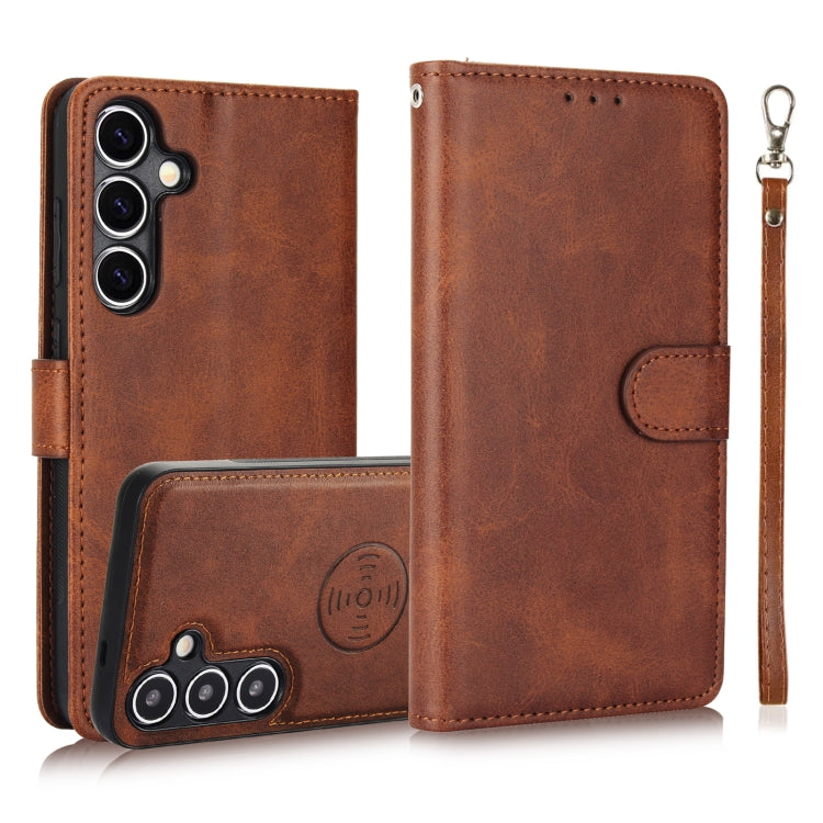 Étui 2 en 1 avec coque arrière magnétique détachable pour Samsung Galaxy S24+ 5G, Galaxy S23 Ultra 5G, Galaxy S23+ 5G, Galaxy S23 5G