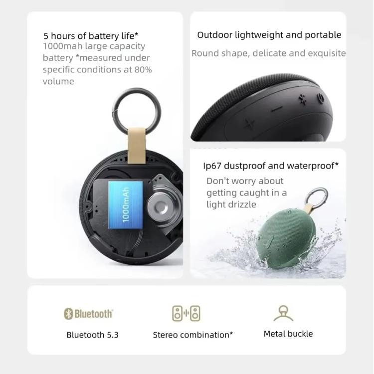 Enceinte Bluetooth Portable Xiaomi Redmi 2 – Étanchéité IP67 & Son Stéréo 5W