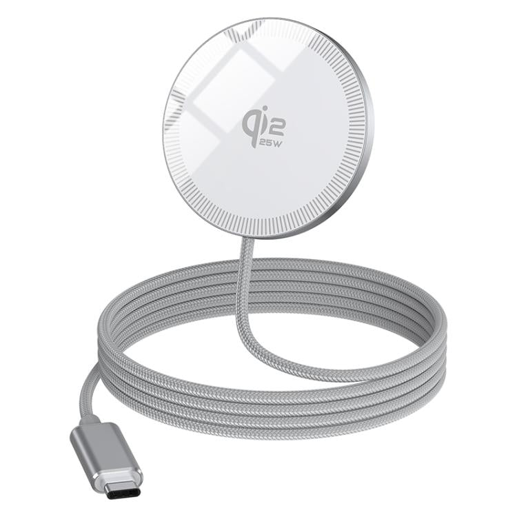 Chargeur Sans Fil Magnétique Qi2 25W – Recharge Rapide Ultra-Fine (Interface USB-C)