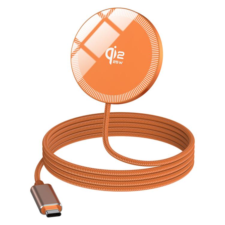 Chargeur Sans Fil Magnétique Qi2 25W – Recharge Rapide Ultra-Fine (Interface USB-C)