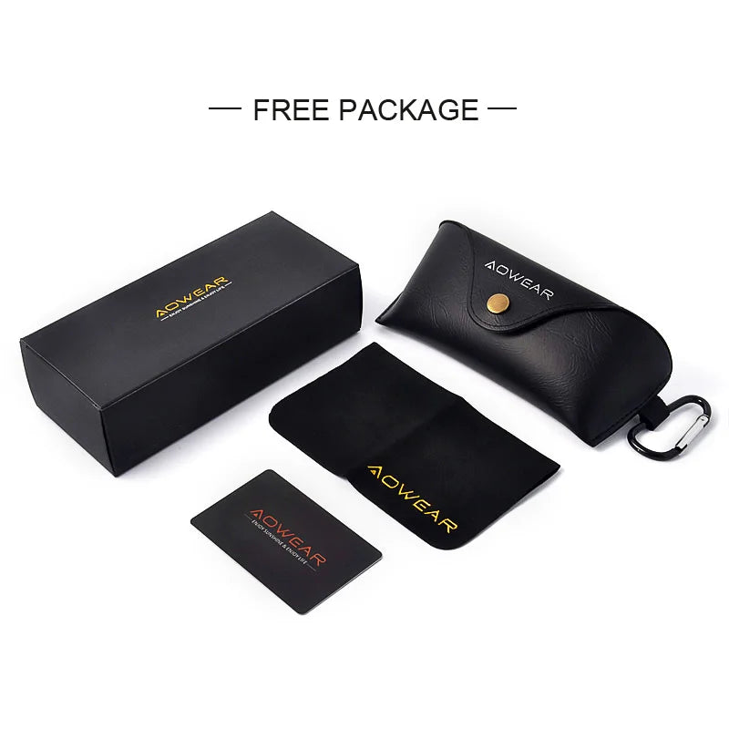 Lunettes de Vision Nocturne pour Conducteur – Anti-Éblouissement & Haute Définition – Protection UV pour Conduite de Nuit, Pluie et Brouillard