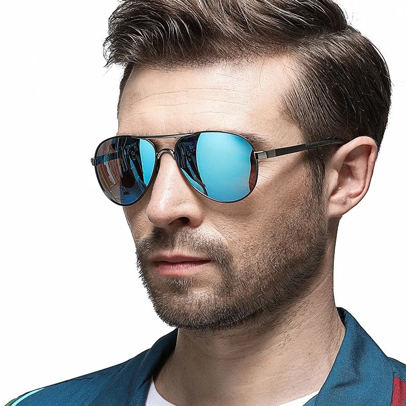 Lunettes de Soleil Style Pilote Aviateur pour Homme & Femme – Monture Métallique & Verres Haute Définition UV400