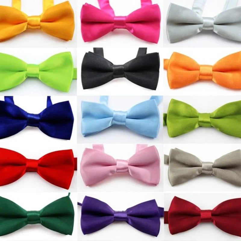 Noeud papillon pour enfants couleur unie
