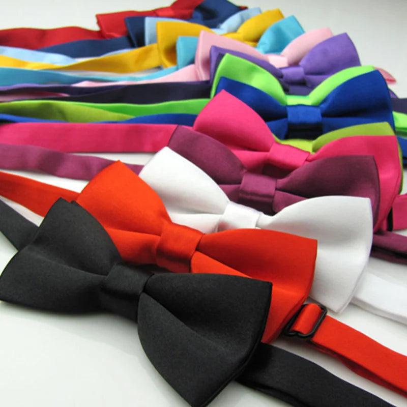Noeud papillon pour enfants couleur unie