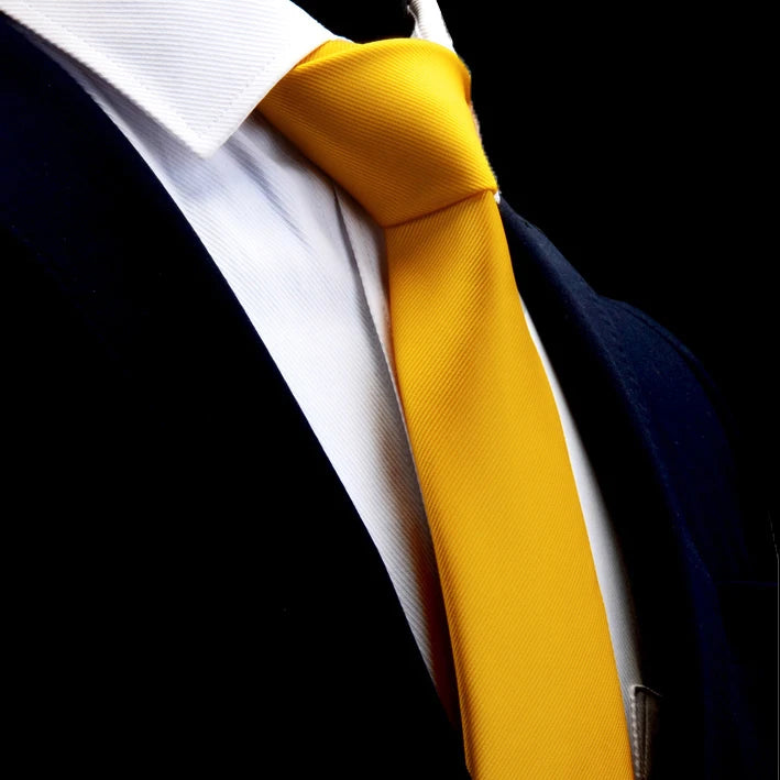 Cravate Élégante pour Homme en Soie Jacquard (8 cm) – Modèle Uni Classique pour Mariage, Business et Cérémonie