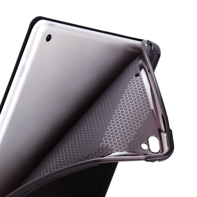 Étui de protection en TPU antichoc multi-pliage pour iPad 9.7 (2018) / 9.7 (2017) / air / air2, avec support et emplacement pour stylo