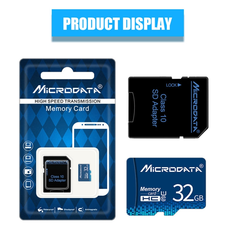 MICRODATA Carte mémoire U1 Bleu TF (Micro SD) 32 Go