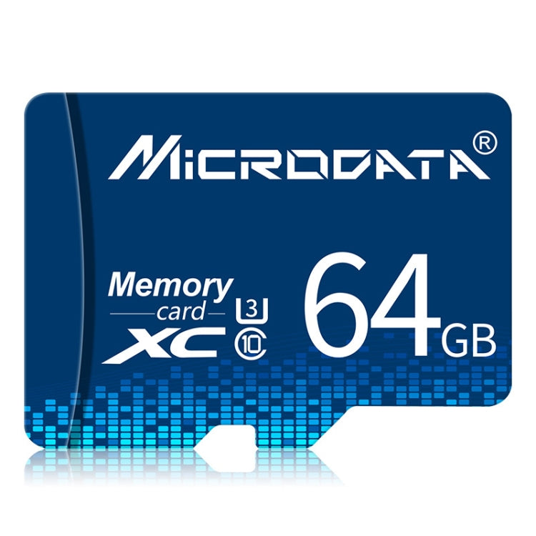 MICRODATA Carte mémoire U3 Bleu TF (Micro SD) 64 Go