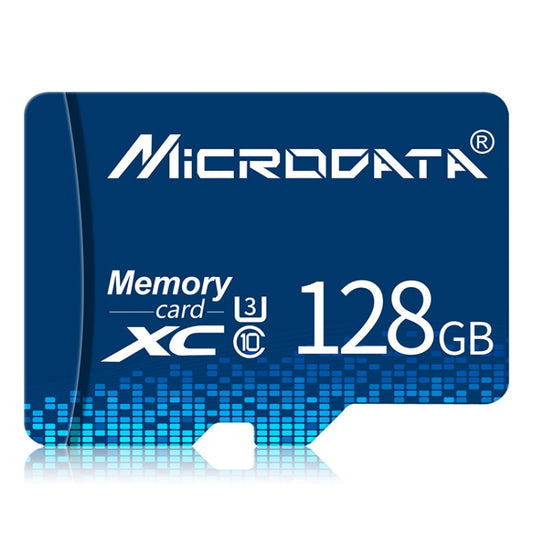MICRODATA Carte mémoire U3 Bleu TF (Micro SD) 128 Go, 128GB