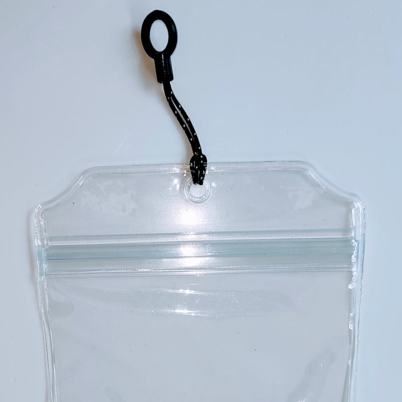 Pochette transparente étanche, pour téléphone jusqu'à 6.8 pouces + dragonne