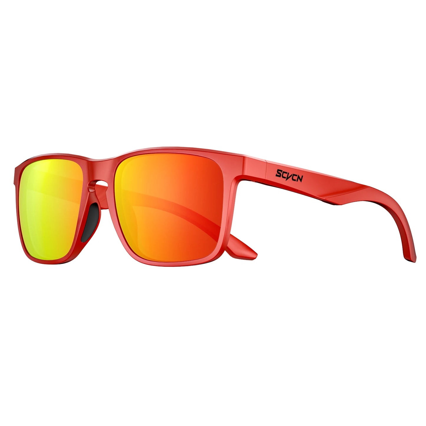 Lunettes de Soleil Polarisées pour Homme – Protection UV400 & Anti-Éblouissement – Style Rectangulaire Sport Chic pour Conduite et Sport