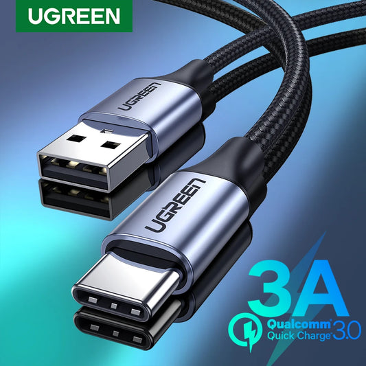 UGREEN -  Câble USB-A vers type-C 3A 18W charge rapide synchronisation de charge et de données