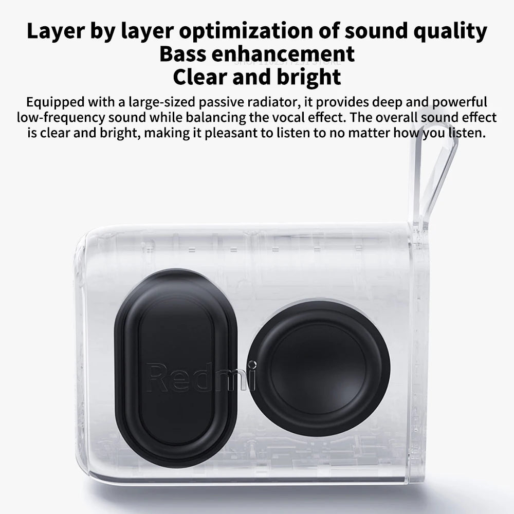 Enceinte Bluetooth Portable Redmi – Ultra-Légère, Étanche IP67 & Son Stéréo TWS