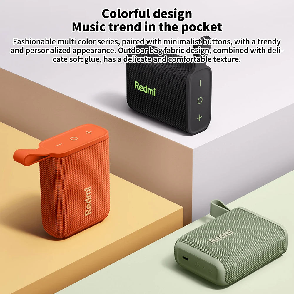 Enceinte Bluetooth Portable Redmi – Ultra-Légère, Étanche IP67 & Son Stéréo TWS