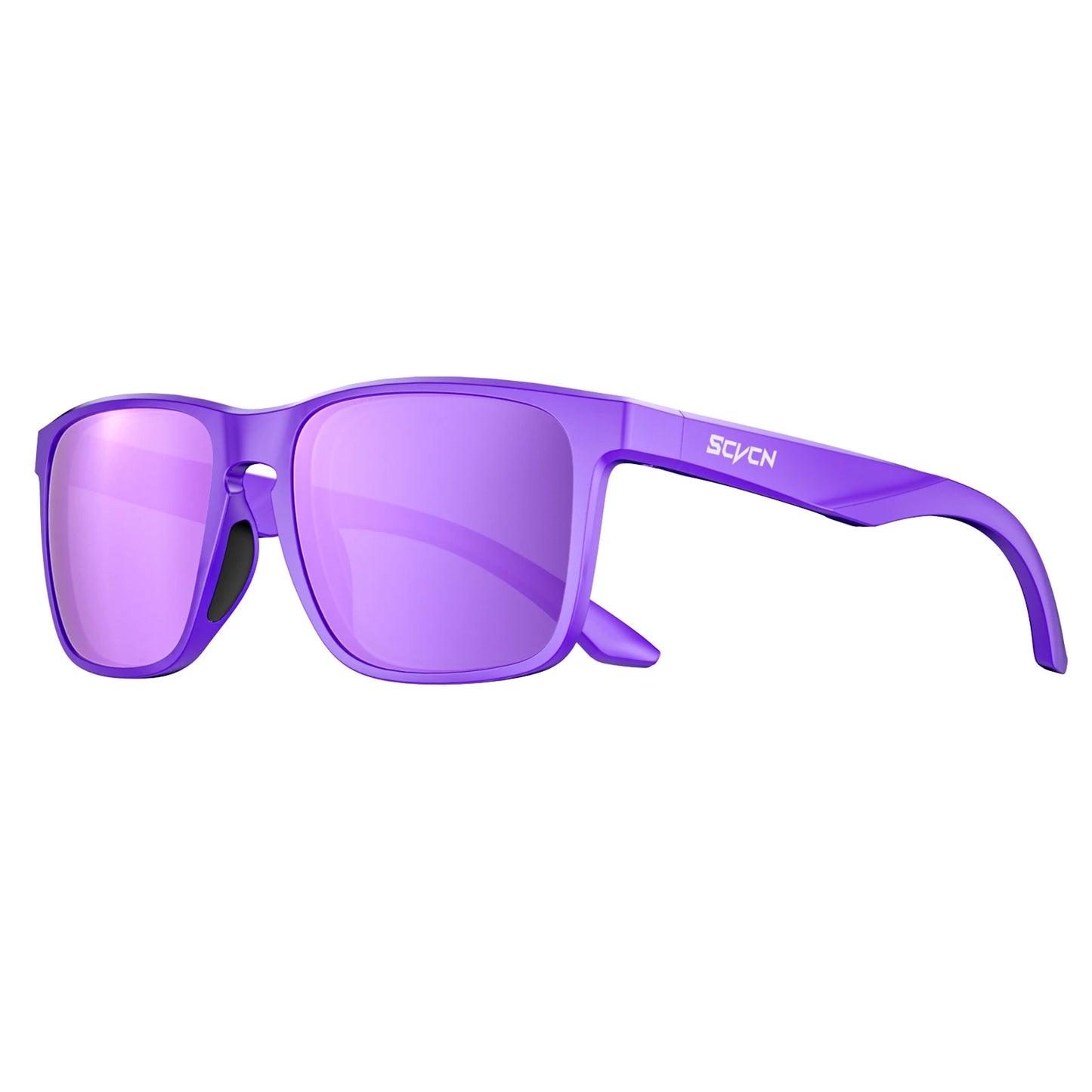 Lunettes de Soleil Polarisées pour Homme – Protection UV400 & Anti-Éblouissement – Style Rectangulaire Sport Chic pour Conduite et Sport
