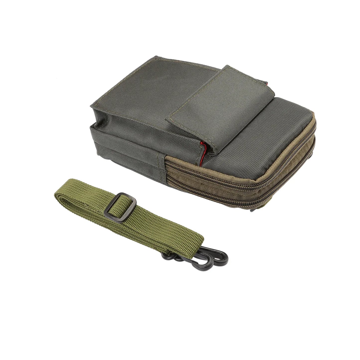 Sac à bandoulière décontracté avec clip et boucle pour ceinture