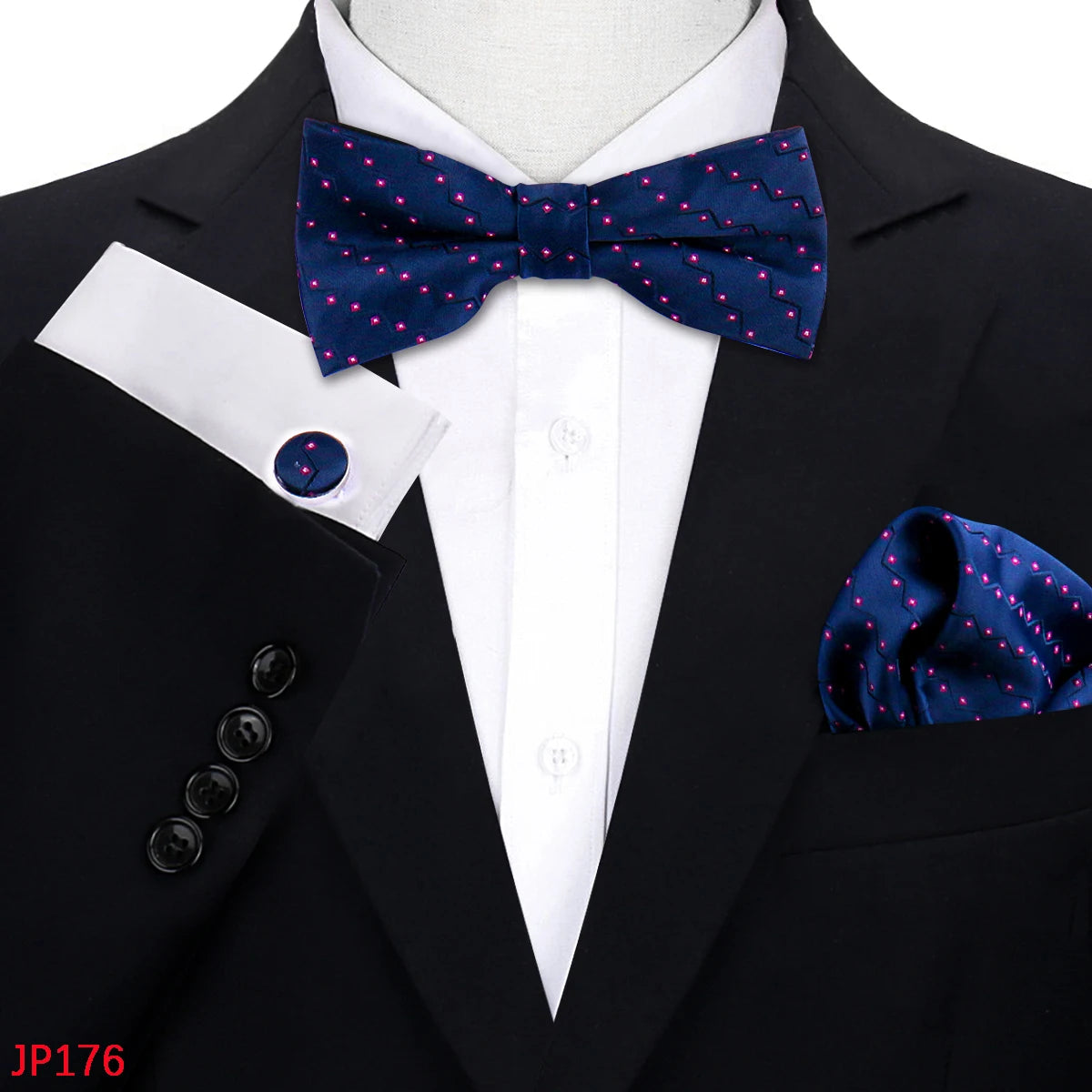Coffret Nœud Papillon Homme & Accessoires Jacquard | Mariage & Soirée