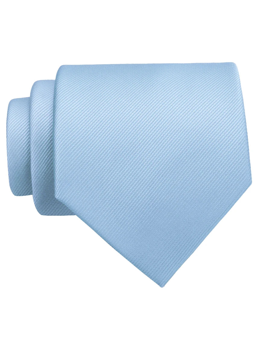 Cravate Élégante pour Homme en Soie Jacquard (8 cm) – Modèle Uni Classique pour Mariage, Business et Cérémonie