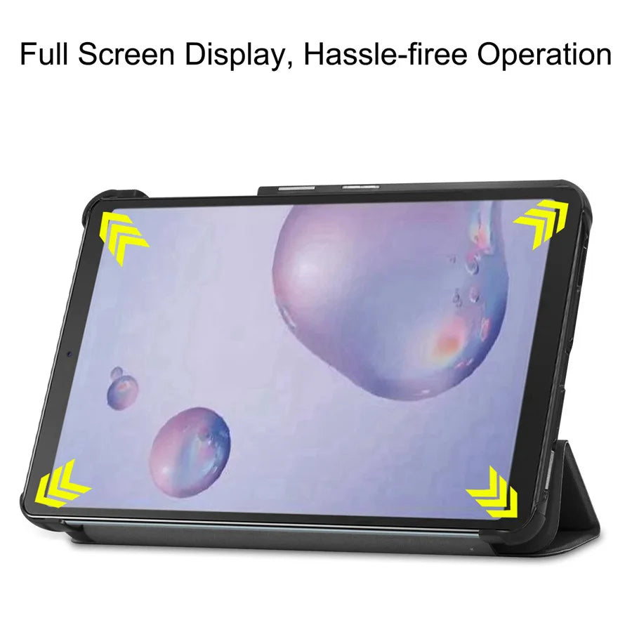 Étui à Rabat 3 plis Antichoc  pour Tablette Samsung Galaxy Tab A 8.4 2020 SM-T307, 8.4 pouces