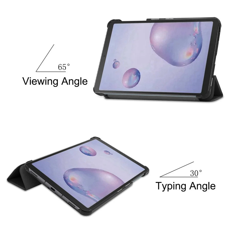Étui à Rabat 3 plis Antichoc  pour Tablette Samsung Galaxy Tab A 8.4 2020 SM-T307, 8.4 pouces