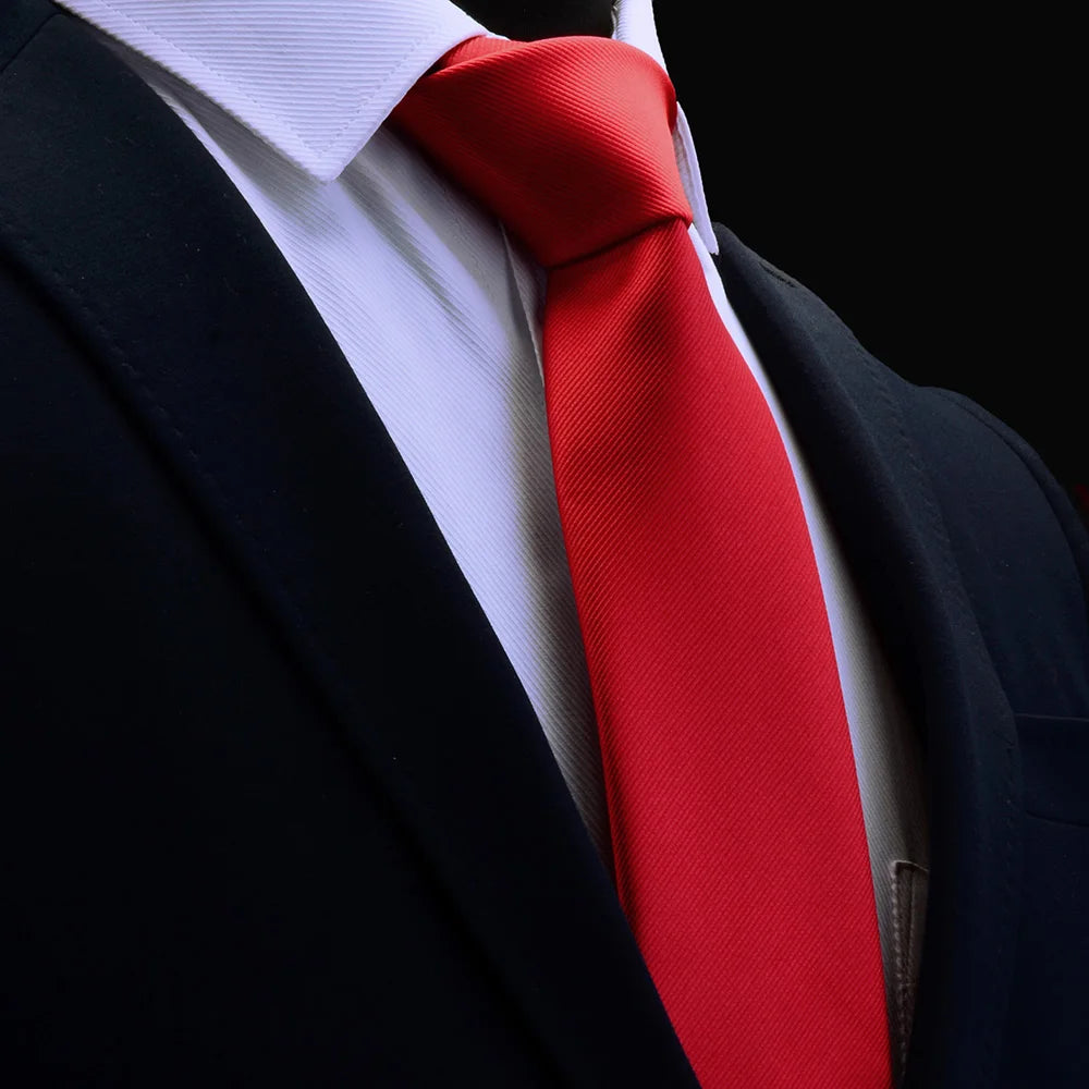 Cravate Élégante pour Homme en Soie Jacquard (8 cm) – Modèle Uni Classique pour Mariage, Business et Cérémonie