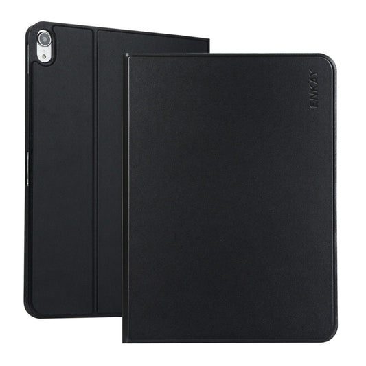 Pour iPad 10e génération 10.9 2022 ENKAY Coque arrière étui en cuir synthétique avec emplacement pour stylo et support