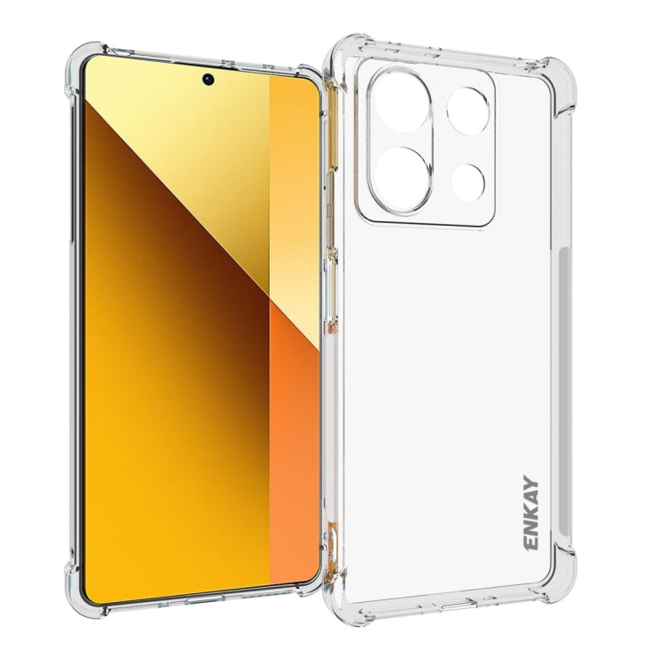 ENKAY Hat-Prince Coque de téléphone antichoc transparente en TPU, For Xiaomi 14T Pro 5G, For Xiaomi 14T 5G, For Xiaomi Redmi 14C 4G, For Redmi K70 Ultra, For Redmi Note 13R 5G, For Redmi Turbo 3 5G, For Xiaomi Redmi A3, For Redmi Note 13 Pro 4G        ...
