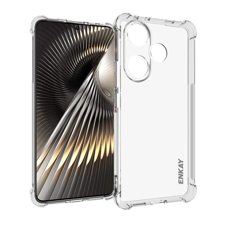 ENKAY Hat-Prince Coque de téléphone antichoc transparente en TPU, For Xiaomi 14T Pro 5G, For Xiaomi 14T 5G, For Xiaomi Redmi 14C 4G, For Redmi K70 Ultra, For Redmi Note 13R 5G, For Redmi Turbo 3 5G, For Xiaomi Redmi A3, For Redmi Note 13 Pro 4G        ...