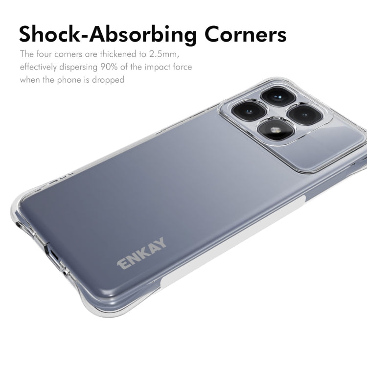 ENKAY Hat-Prince Coque de téléphone antichoc transparente en TPU