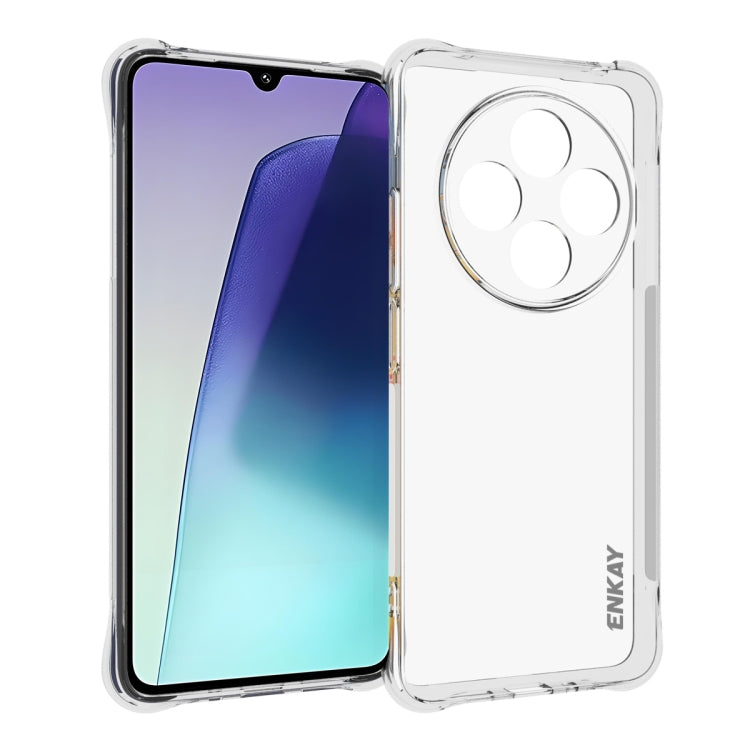 ENKAY Hat-Prince Coque de téléphone antichoc transparente en TPU, For Xiaomi 14T Pro 5G, For Xiaomi 14T 5G, For Xiaomi Redmi 14C 4G, For Redmi K70 Ultra, For Redmi Note 13R 5G, For Redmi Turbo 3 5G, For Xiaomi Redmi A3, For Redmi Note 13 Pro 4G        ...