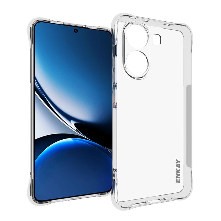 ENKAY Hat-Prince Coque de téléphone antichoc transparente en TPU, For Redmi K90, For Redmi K90 Pro Max, For Xiaomi 17 Pro, For Xiaomi 17, For Redmi 15C 5G / 4G EU 173mm, For Xiaomi Poco M7 Plus 5G / M7 4G 169mm, Redmi 15 5G Global / 15 4G SEA 169.5mm  ...