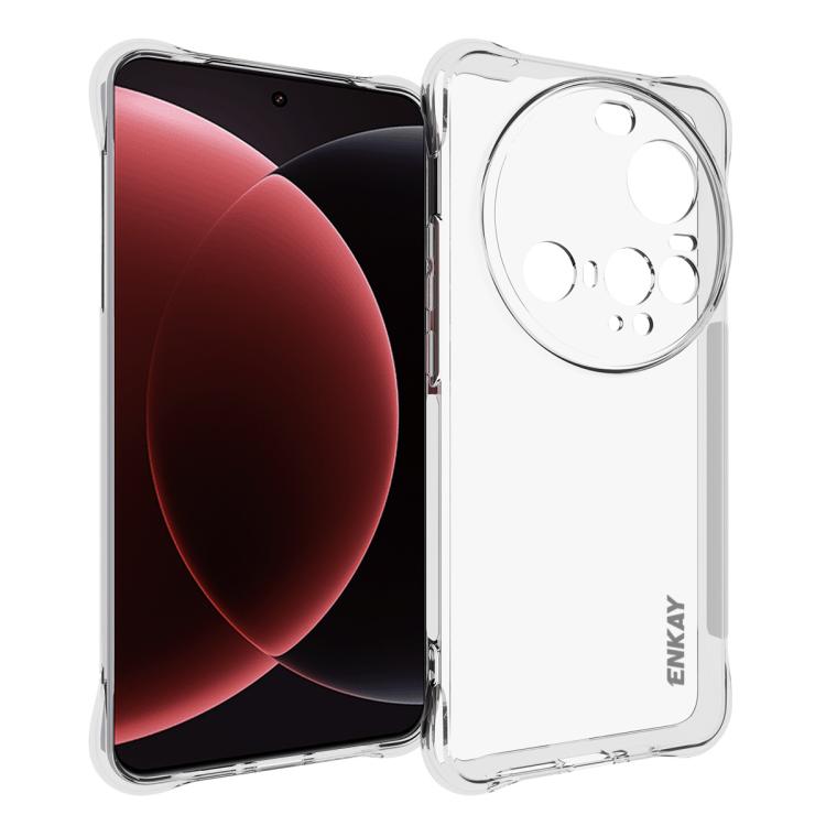 ENKAY Hat-Prince Coque Antichoc transparente en TPU, pour Redmi Note 15 Pro 4G, Redmi K90, Redmi K90 Pro Max, Redmi Note 15 Pro+ 5G, Redmi Note 15 Pro 5G, Xiaomi 17 Pro... (voir liste ci-dessous)