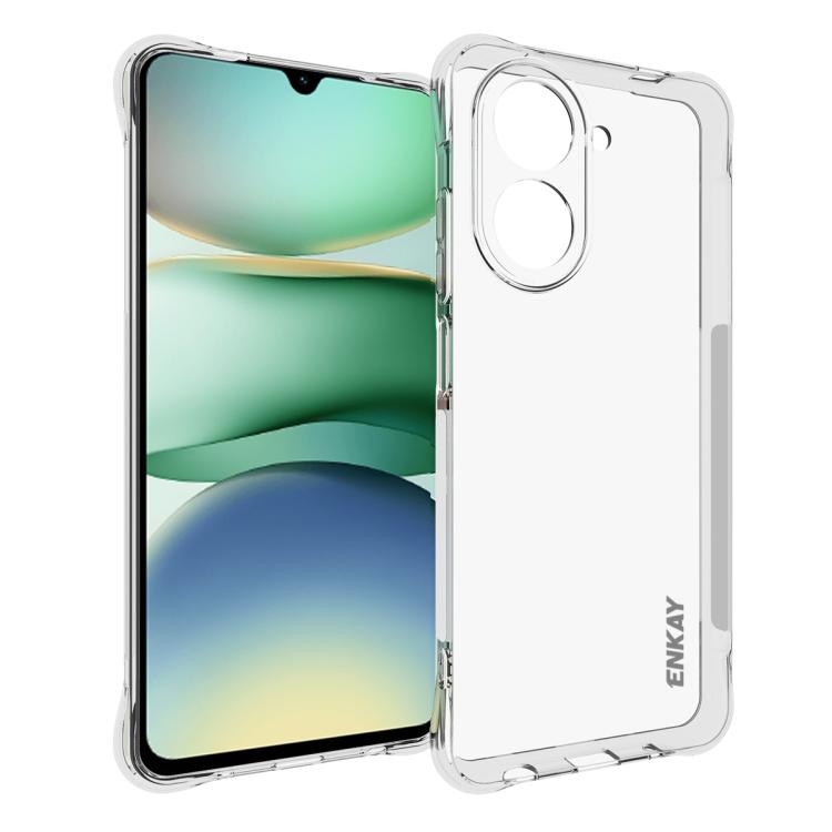 ENKAY Hat-Prince Coque Antichoc transparente en TPU, pour Redmi Note 15 Pro 4G, Redmi K90, Redmi K90 Pro Max, Redmi Note 15 Pro+ 5G, Redmi Note 15 Pro 5G, Xiaomi 17 Pro... (voir liste ci-dessous)