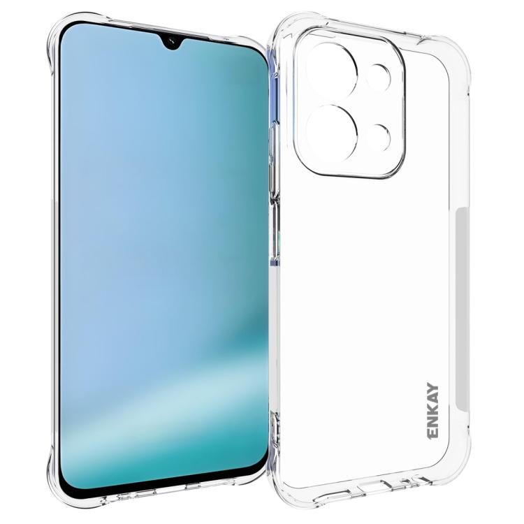 ENKAY Hat-Prince Coque de téléphone antichoc transparente en TPU, For Redmi K90, For Redmi K90 Pro Max, For Xiaomi 17 Pro, For Xiaomi 17, For Redmi 15C 5G / 4G EU 173mm, For Xiaomi Poco M7 Plus 5G / M7 4G 169mm, Redmi 15 5G Global / 15 4G SEA 169.5mm  ...