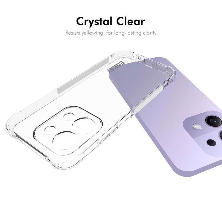 ENKAY Hat-Prince Coque antichoc transparente en TPU, pour Redmi 15C 5G / 4G Global 171mm