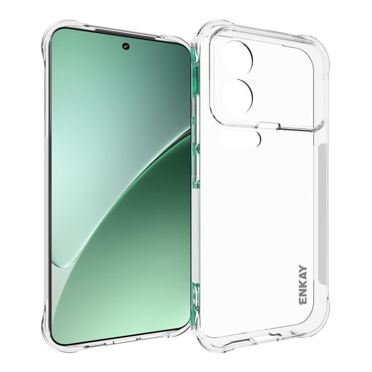 ENKAY Hat-Prince Coque Antichoc transparente en TPU, pour Redmi Note 15 Pro 4G, Redmi K90, Redmi K90 Pro Max, Redmi Note 15 Pro+ 5G, Redmi Note 15 Pro 5G, Xiaomi 17 Pro... (voir liste ci-dessous)