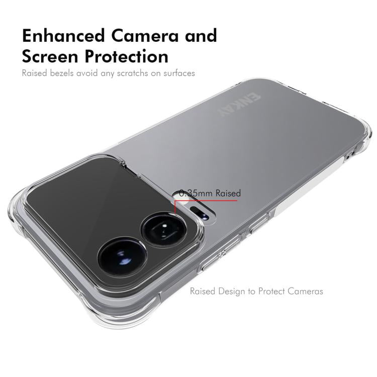 ENKAY Hat-Prince Coque de téléphone antichoc transparente en TPU