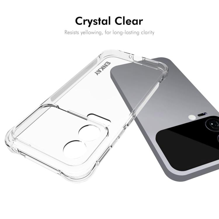 ENKAY Hat-Prince Coque de téléphone antichoc transparente en TPU