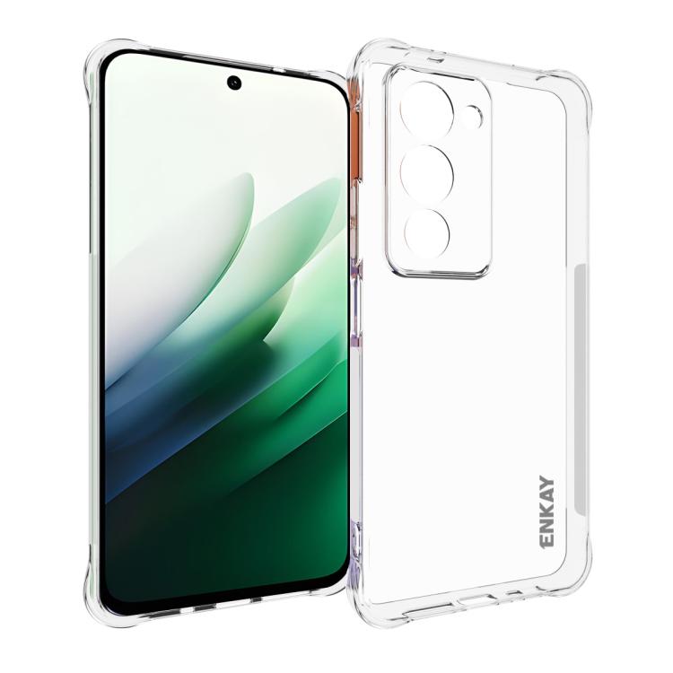 ENKAY Hat-Prince Coque de téléphone antichoc transparente en TPU, For Redmi K90, For Redmi K90 Pro Max, For Xiaomi 17 Pro, For Xiaomi 17, For Redmi 15C 5G / 4G EU 173mm, For Xiaomi Poco M7 Plus 5G / M7 4G 169mm, Redmi 15 5G Global / 15 4G SEA 169.5mm  ...