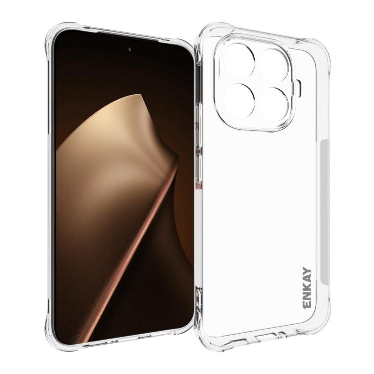 ENKAY Hat-Prince Coque de téléphone antichoc transparente en TPU, For Redmi K90, For Redmi K90 Pro Max, For Xiaomi 17 Pro, For Xiaomi 17, For Redmi 15C 5G / 4G EU 173mm, For Xiaomi Poco M7 Plus 5G / M7 4G 169mm, Redmi 15 5G Global / 15 4G SEA 169.5mm  ...