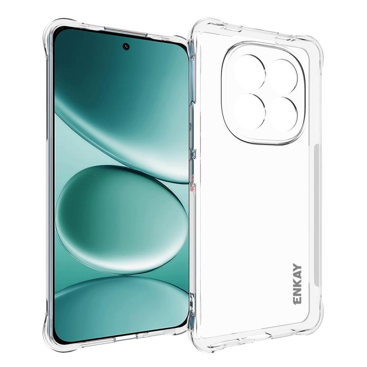 ENKAY Hat-Prince Coque Antichoc transparente en TPU, pour Redmi Note 15 Pro 4G, Redmi K90, Redmi K90 Pro Max, Redmi Note 15 Pro+ 5G, Redmi Note 15 Pro 5G, Xiaomi 17 Pro... (voir liste ci-dessous)