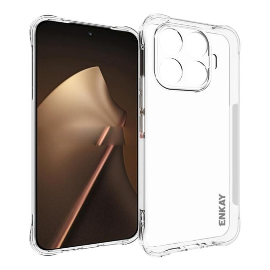 ENKAY Hat-Prince Coque Antichoc transparente en TPU, pour Redmi Note 15 Pro 4G, Redmi K90, Redmi K90 Pro Max, Redmi Note 15 Pro+ 5G, Redmi Note 15 Pro 5G, Xiaomi 17 Pro... (voir liste ci-dessous)