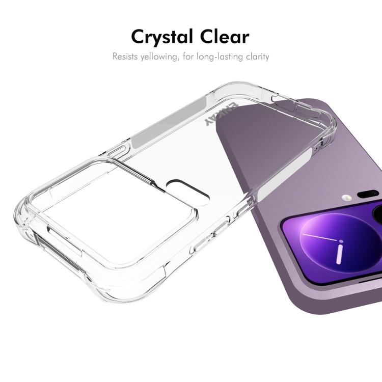 ENKAY Hat-Prince Coque de téléphone antichoc transparente en TPU, For Xiaomi 18 Pro Max 5G, For Xiaomi 18 Pro 5G, For Redmi Note 17 Pro 5G Global 163.5mm, For Xiaomi Poco M8 Power 5G, For Xiaomi Poco F9 Ultra 5G, For Xiaomi Poco F9 Pro 5G              ...