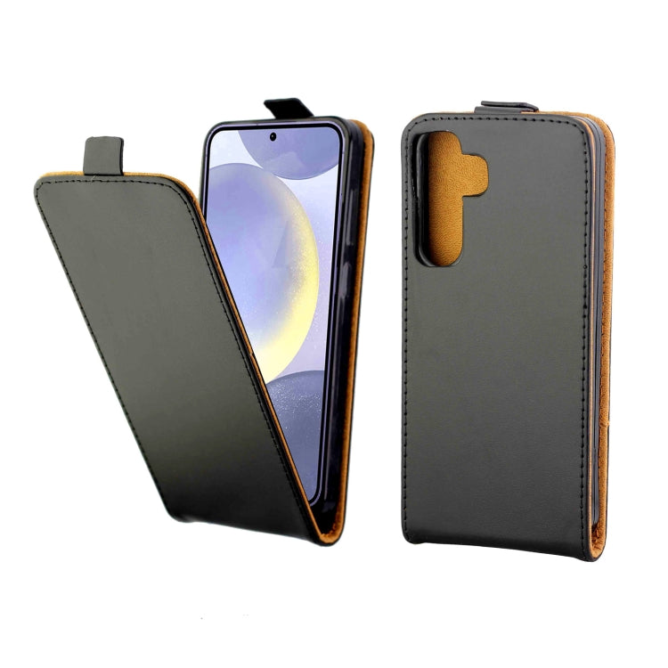 Étui de téléphone en cuir à rabat vertical avec fente pour carte, For Samsung Galaxy A36 / A56 5G, For Samsung Galaxy A26 5G, For Samsung Galaxy S25 5G, For Samsung Galaxy S25+ 5G, For Samsung Galaxy S25 Ultra 5G, For Samsung Galaxy A16 5G             ...