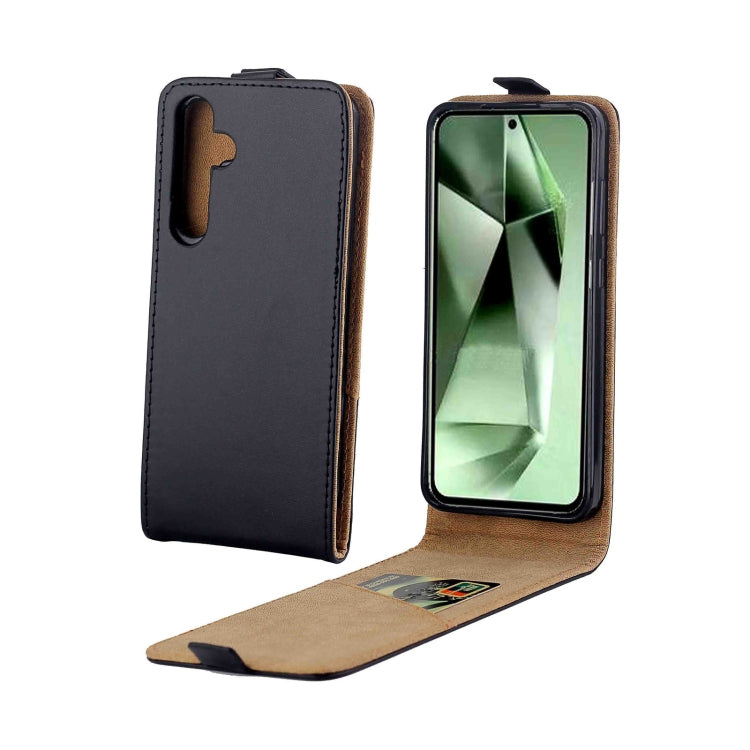 Étui de téléphone en cuir à rabat vertical avec fente pour carte, For Samsung Galaxy A36 / A56 5G, For Samsung Galaxy A26 5G, For Samsung Galaxy S25 5G, For Samsung Galaxy S25+ 5G, For Samsung Galaxy S25 Ultra 5G, For Samsung Galaxy A16 5G             ...
